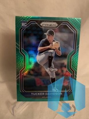 2021 Panini Prizm Green Prizm Tucker Davidson #52 Rookie RC